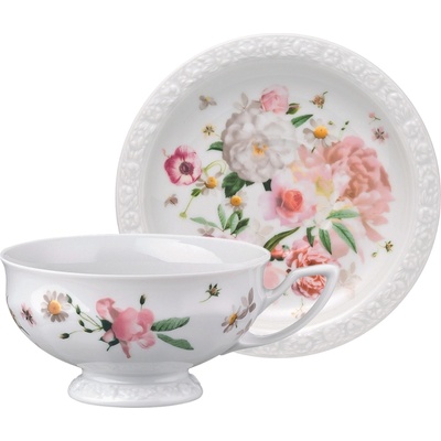 Rosenthal Чаша за чай Maria Роза с чинийка 200 мл (10430 407165 14642 + 10430 407165 14641)