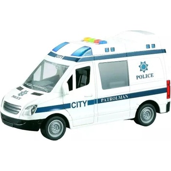 Global Express Полицейски автомобил със светлинни и звукови ефекти, с отварящи се врати (wy590b)