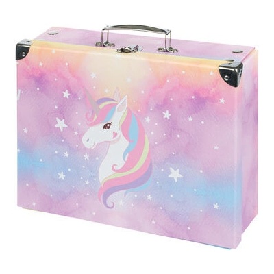 BAAGL Rainbow Unicorn s kovaním / 32.5 x 10.5 x 26 cm