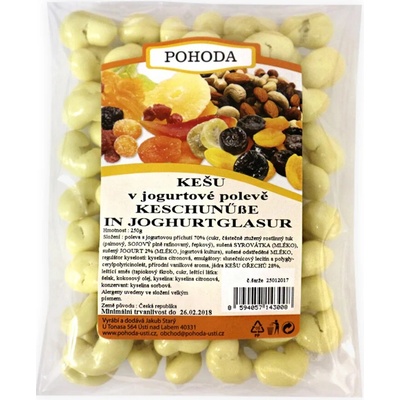Velkoobchod Pohoda Kešu v jogurtu 250 g