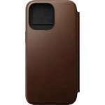 Nomad Калъф Nomad - Modern Leather Folio, iPhone 15 Pro Max, кафяв (NM01633785)