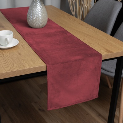 Biante Zamatový behúň Velvet Prémium SVP-050 Vínovo červený 35x140 cm