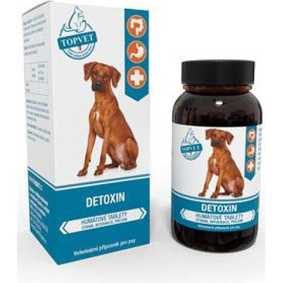 Topvet Humátové tablety pro psy Detoxin 90 tbl