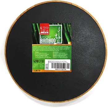 Image 1 of Horecano Бамбукова дъска кръгла за презентация със слюда 26, 8/h1, 9cm(S017L) (0116155)