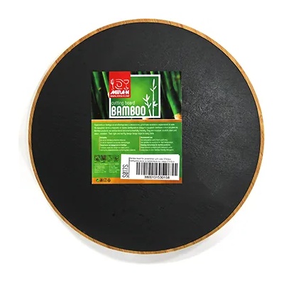 Horecano Бамбукова дъска кръгла за презентация със слюда 26, 8/h1, 9cm(S017L) (0116155)