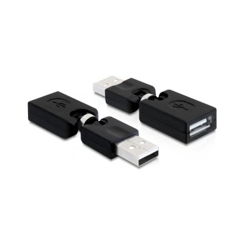 Delock Въртящ се адаптер Delock USB 2.0-A мъжки към женски