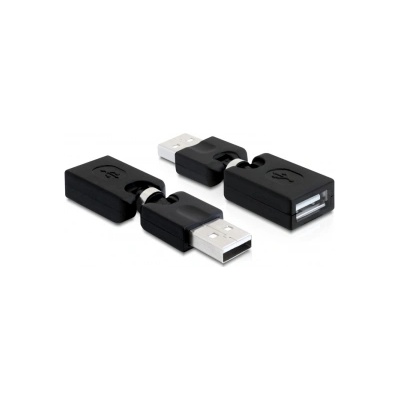 Delock Въртящ се адаптер Delock USB 2.0-A мъжки към женски