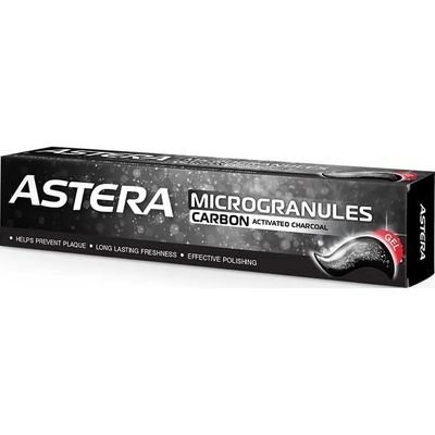 Astera Паста за зъби Microgranules Carbon, 75 ml