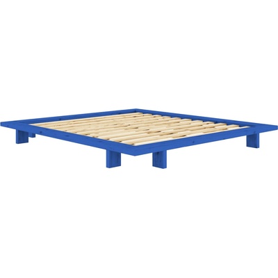 Karup Japan bed natural pine borovice / vivid blue