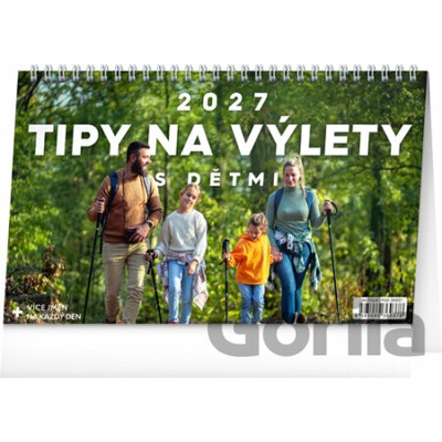 NOTIQUE Stolní Tipy na výlety s dětmi 23,1 x 14,5 cm 2027