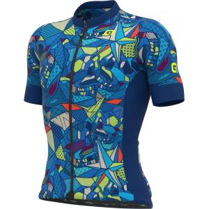 Alé Мъжка фланелка с къс ръкав за колоездене Alé Pragma Over S/S Jersey Cycling jersey - Blue (056-2625-0113)
