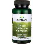 Swanson Full Spectrum Triple Mushroom Complex, 60 капсули, Swanson (SW1386)