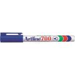 Artline Маркер Artline 700 Permanent 0.7 синьо (EK-700 BLUE)