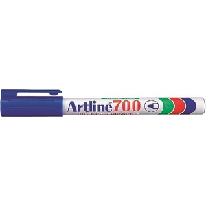 Artline Маркер Artline 700 Permanent 0.7 синьо (EK-700 BLUE)