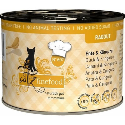 Catz finefood Ragout No.607 s kachním a klokaním masem 190 g