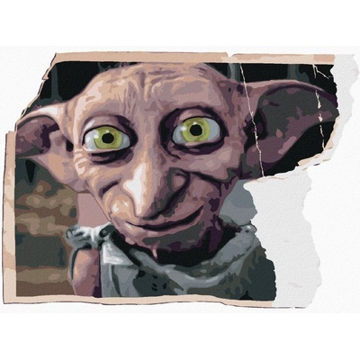 ZUTY Malování podle čísel ROZTRŽENÁ FOTKA DOBBYHO HARRY POTTER