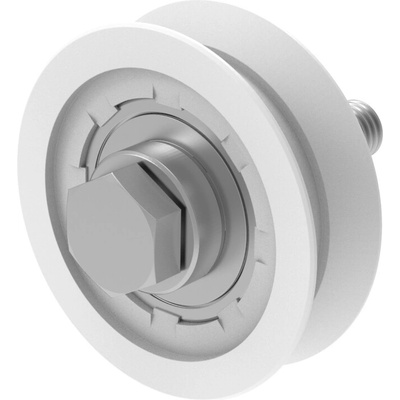 umakov-cz Pojezdové kolečko nylonové - V, INOX, D80mm – Hledejceny.cz