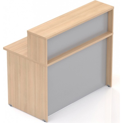 Nábytek Designový cz NLKA13 05 Recepční pult Komfort dub / šedý