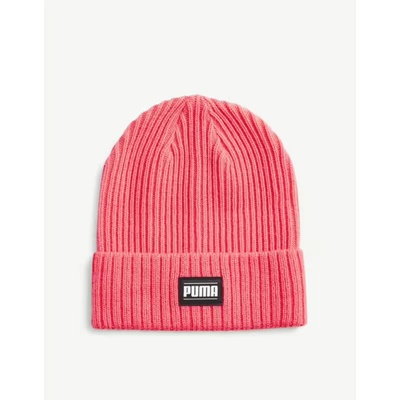 PUMA Ribbed Classic Cuff Beanie Pink
