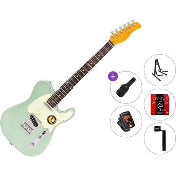 SIRE Larry Carlton T3 New Gen Standard SET Surf Green Metallic Електрическа китара
