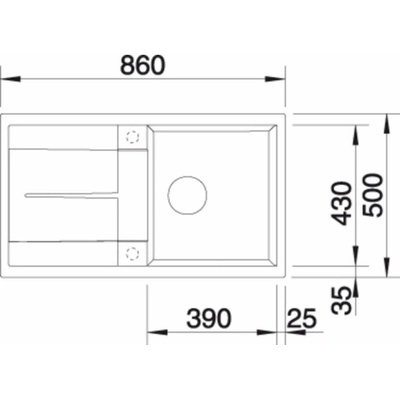 Blanco Metra 5 S SILGRANIT PuraDur II antracit