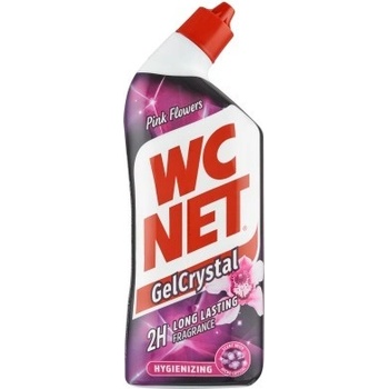 WC Net Gelcrystal WC gelový čistič Pink Flower 750 ml