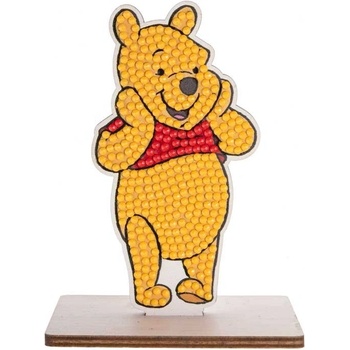 Craft Buddy Комплект за диамантена бродерия, Craft Buddy, Crystal Art Buddies, Мечо Пух, 7 части