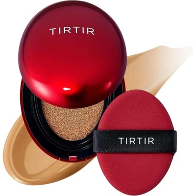 Tirtir Mask Fit Aura Cushion hydratační make-up v houbičce pro rozjasnění pleti 31N french beige 18 g