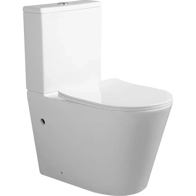 Forma Vita Моноблок с комбинирано оттичане Rimless, тоалетна седалка и капак със забавено падане (M-141)