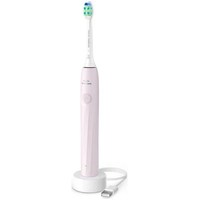 Philips Ел. четка за зъби PHILIPS HX4021/03 Sonicare 2100, 2 степени на интензивност, SmartTimer and Quadpacer, Pink (HX4021/03)
