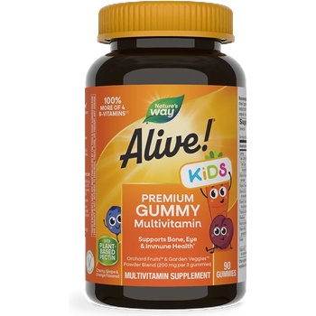 Nature's Way Алайв Premium Mултивитамини за деца 90 желирани таблетки | Nature’s Way (15789)