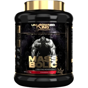 UnKrowned King by Kevin Levrone MassBolic Gainer | with Creatine Monohydrate & Tribulus [3000 грама] Ягода