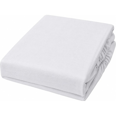 Posteloholici 1274765 Jersey prostěradlo Eira s gumou bílé 90x200