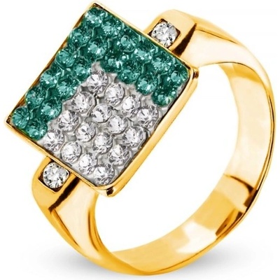 Spark prsten zelený se Swarovski Elements Kingdom 14017 2116 Emerald