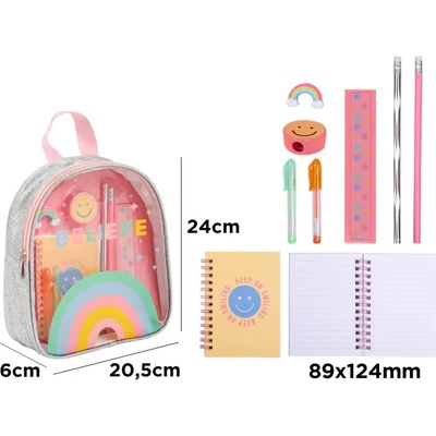 MP Малка раница в комплект с канцeларски материали MP FANTASY