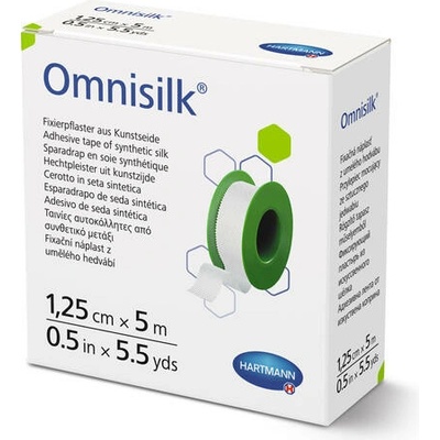 Hartmann-Rico Omnisilk náplast bílé hedvábí 1,25 cm x 5 m