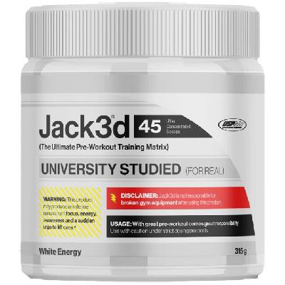 Jack3d | The Ultimate Pre-Workout Training Matrix [315 грама] White Energy