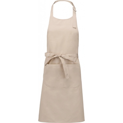 Kariban Zástěra Polycotton K890 mandlová