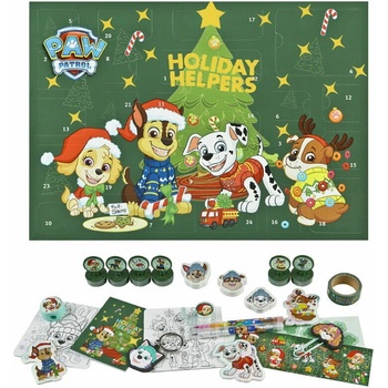 Kartón P P Adventný kalendár Paw Patrol