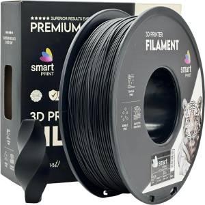 Smart Print FG-S46-E1, 3D филамент, PLA+, 1, 75 мм, 1000 г, Черен (Black) (FG-S46-E1)