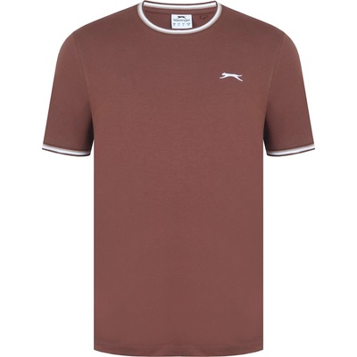 Slazenger Мъжка тениска Slazenger Slazenger Tipped T-Shirt Mens - Cappuccino
