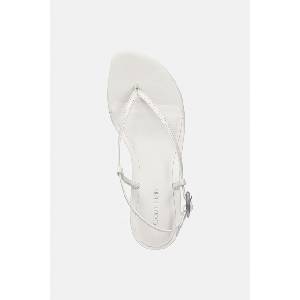 Calvin Klein сандали от кожа KITT HEEL SNDL STRAPPY SLING LTH (HW0HW02918) - answear - 142,76 лв