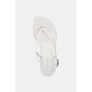 Calvin Klein сандали от кожа KITT HEEL SNDL STRAPPY SLING LTH (HW0HW02918)