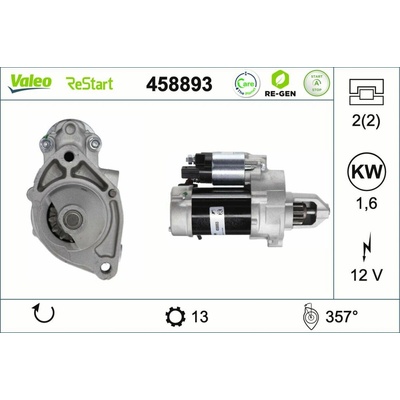 Startér VALEO 458893