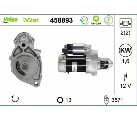 Startér VALEO 458893