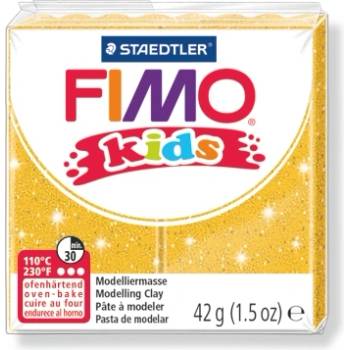 FIMO Полимерна глина Staedtler Fimo Kids, 42g, злат. 112 (23848-А-ЗЛАТИСТ)