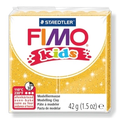 FIMO Полимерна глина Staedtler Fimo Kids, 42g, злат. 112 (23848-А-ЗЛАТИСТ)