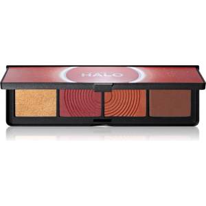 Smashbox Halo Sculpt + Glow Face Palette палитра с хайлайтъри и ружове цвят Berry Saturation 15, 7 гр