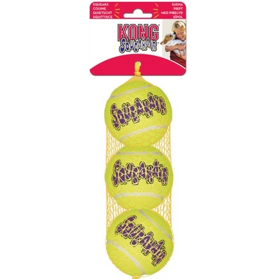 Kong Squeakair míčky velikost M; průměr 6 cm