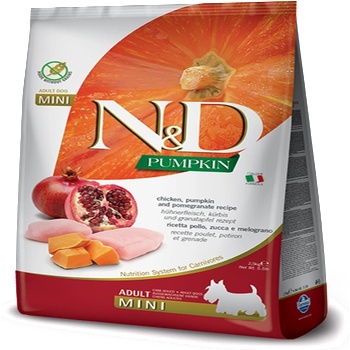 N&D Grain Free Adult Mini Chicken & Pomegranate With Pumpkin 2,5 kg